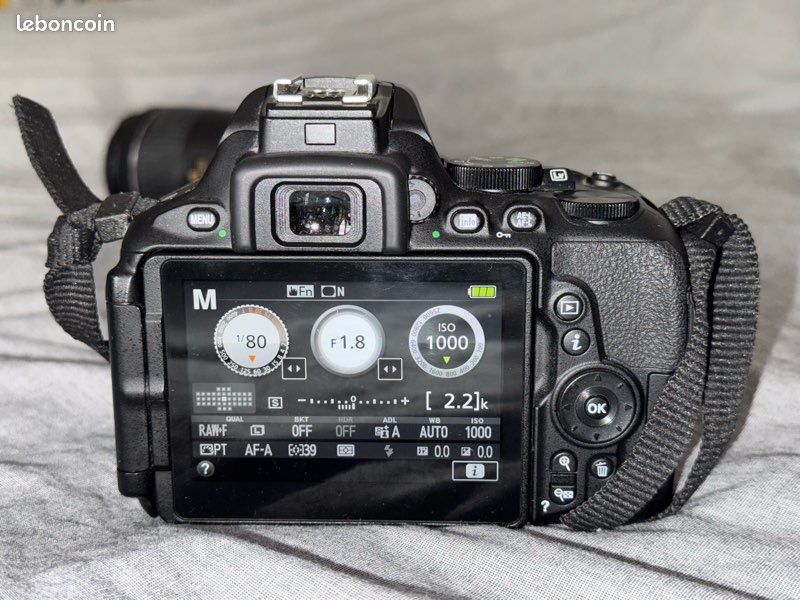 Nikon D5600 50mm Lens Photography Reflex Nikon D5600 (objectif AF