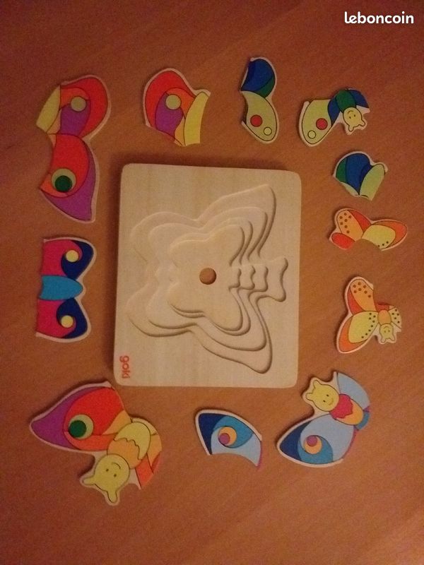 Puzzle Papillons en bois (image 3)