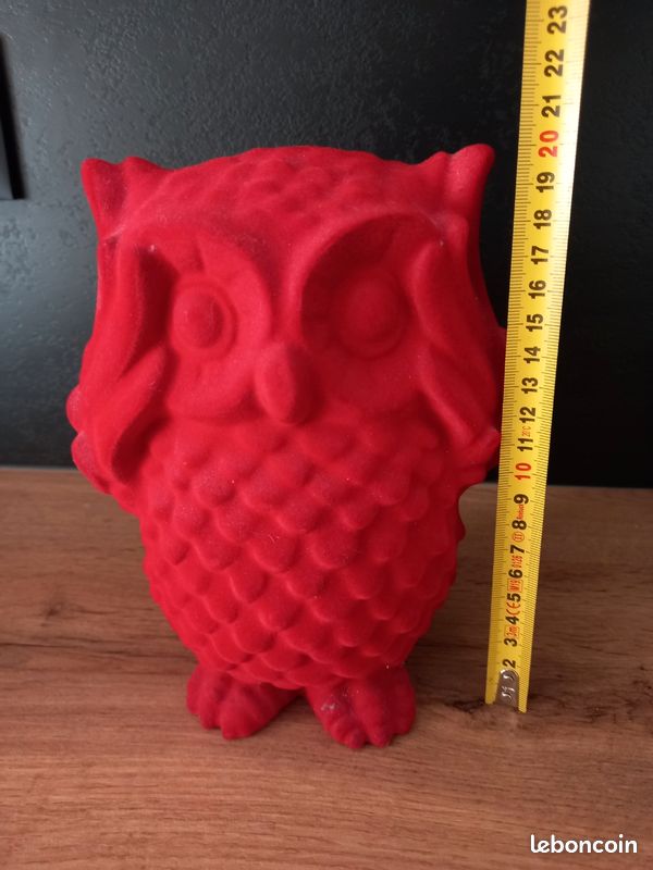 Bibelot Hiboux rouge (image 2)