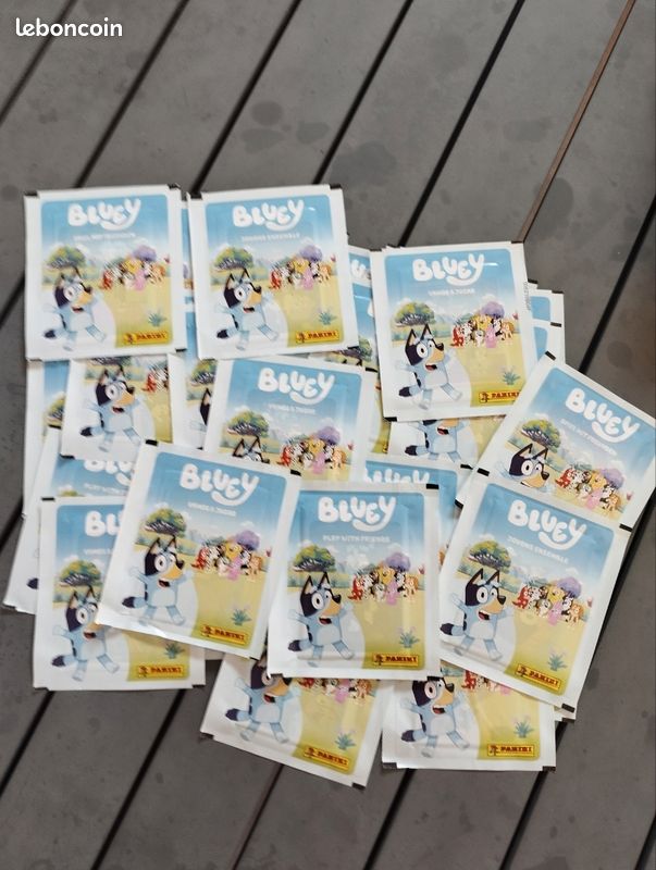 Bluey : Savoureux et drôle - 2026 Stickers - Blister de 7 pochettes