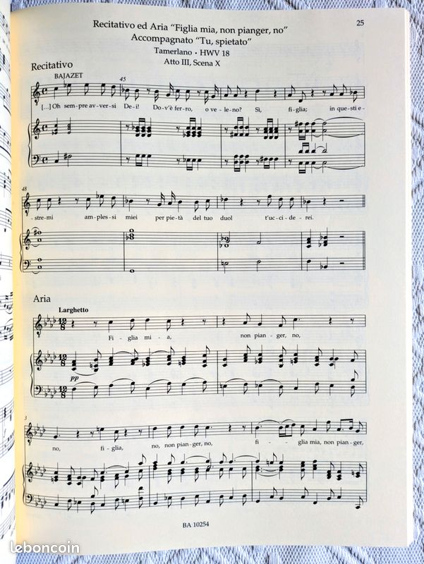 Partition - Händel : arias pour ténor (image 3)