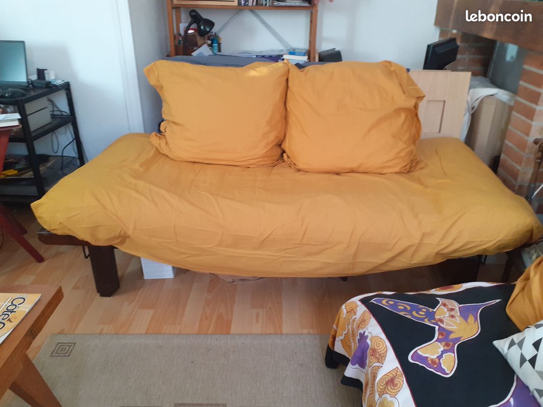 Banquette futon convertible lit 1 place (image 2)
