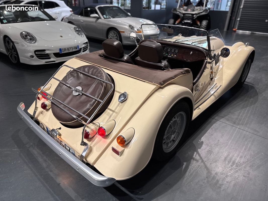 Morgan Plus 8 Cabriolet V8 3.5 193 CH BVM5 Capote Souple Sellerie Cuir Side Screens 1989 (image 5)