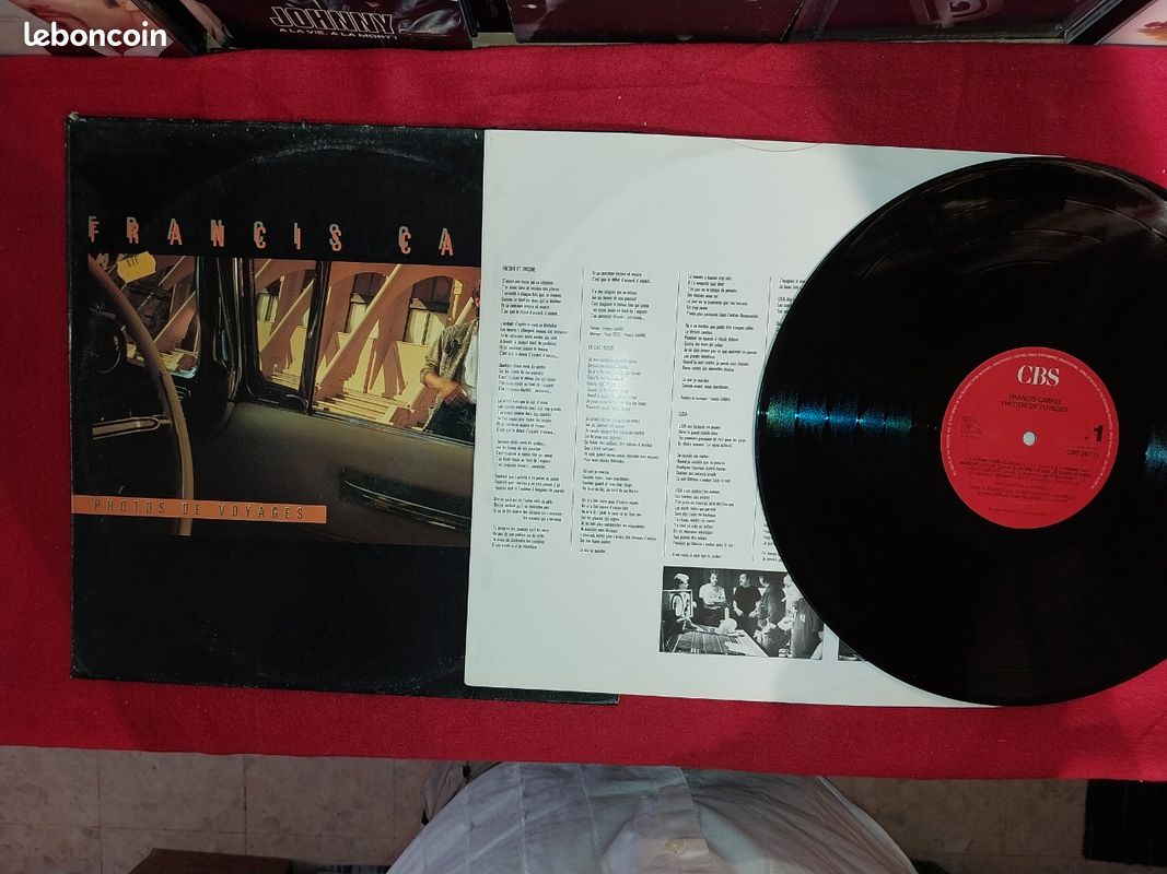 Disque vinyle 33t de "Francis Cabrel" (image 3)
