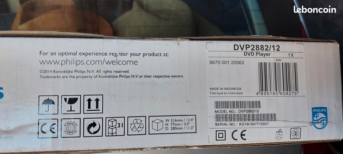 LECTEUR DVD PHILIPS (Neuf) (image 4)