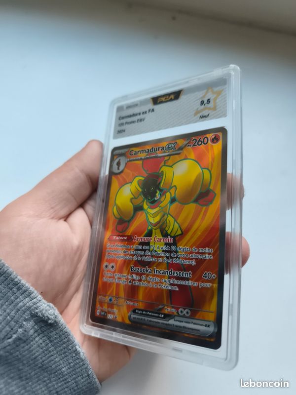 Carte gradée PCA 9,5 Carmadura Ex FA (125 Promo E&V 2024) (image 2)