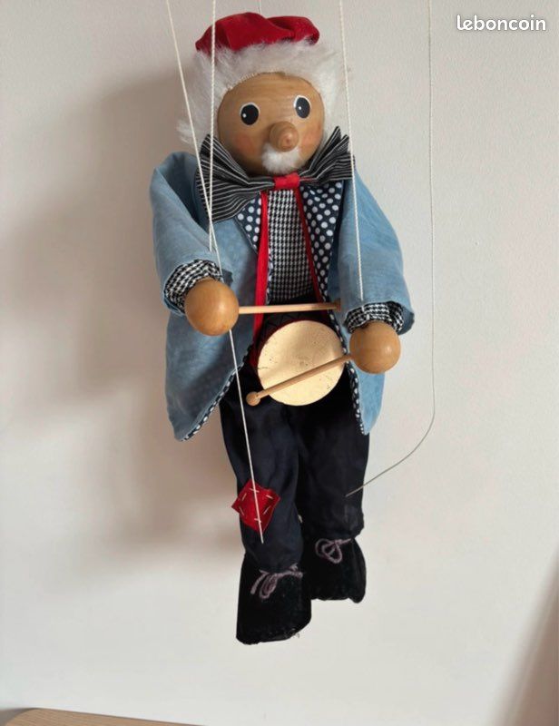 Lot Ancien De Marionnettes Vintage – Jouet De Collection