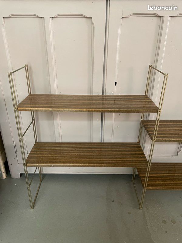 Triple étagère murale modulable style string (image 4)