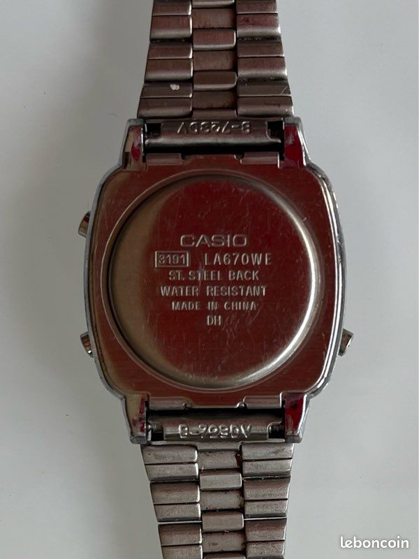 Montre femme Casio LA670W Montres Bijoux