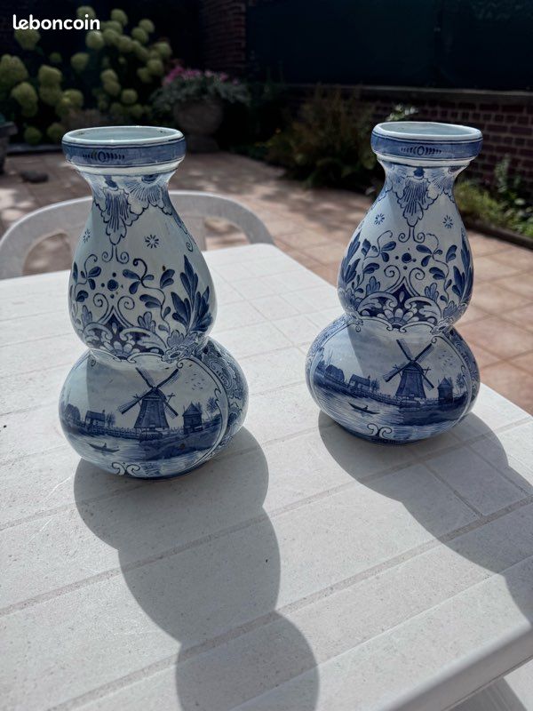 Lot de 2 vases Delf (image 2)