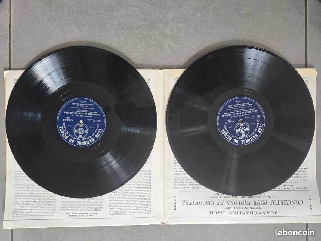 Vinyle 33T J.-S.-BACH (image 2)