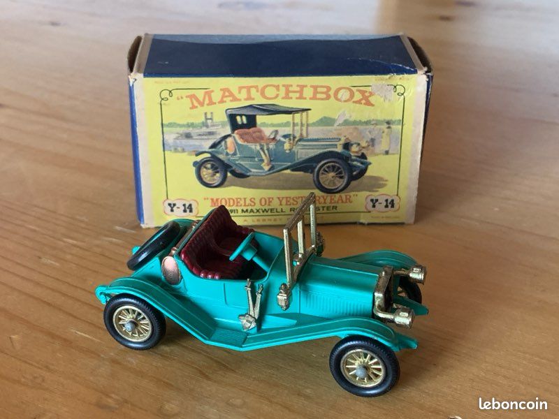 Matchbox y14 maxwell roadster 1911 mib neuf boite ancien