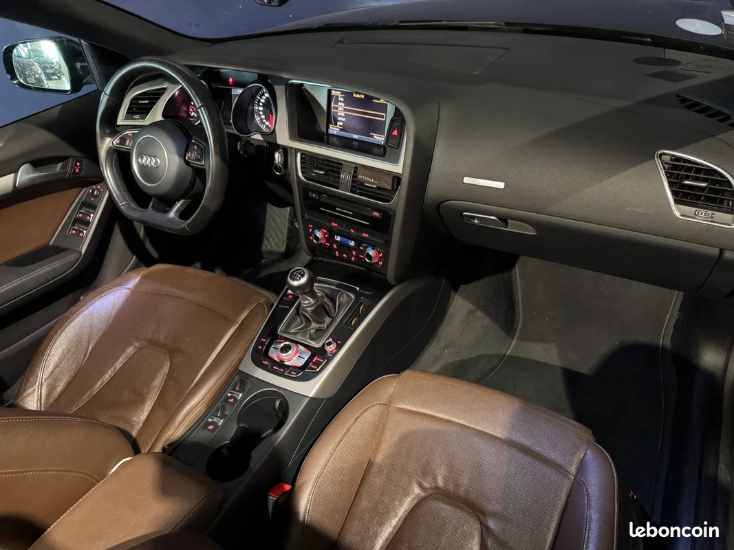 AUDI A5 Cabriolet 2.0 TFSI 211CV Suivi complet - Sièges Chauffants / Ventilés / Électriques (image 29)