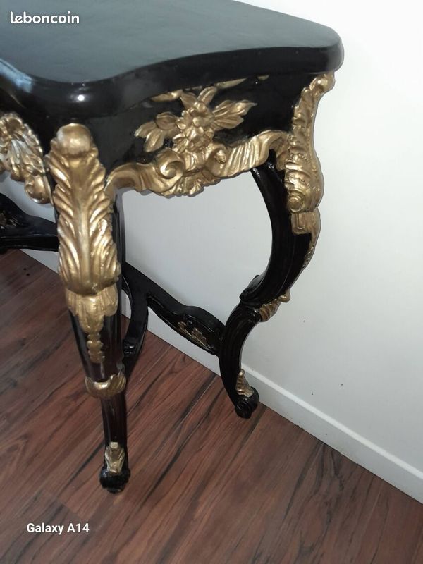 Console papier mâché Victorien ou Napoléon III (image 6)
