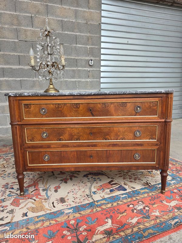Commode Époque Louis XVI - Acajou - 18ème | Paul Bert Serpette
