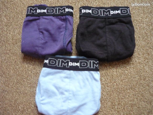 Lot de 3 slips taille 2 (S) DIM (image 1)