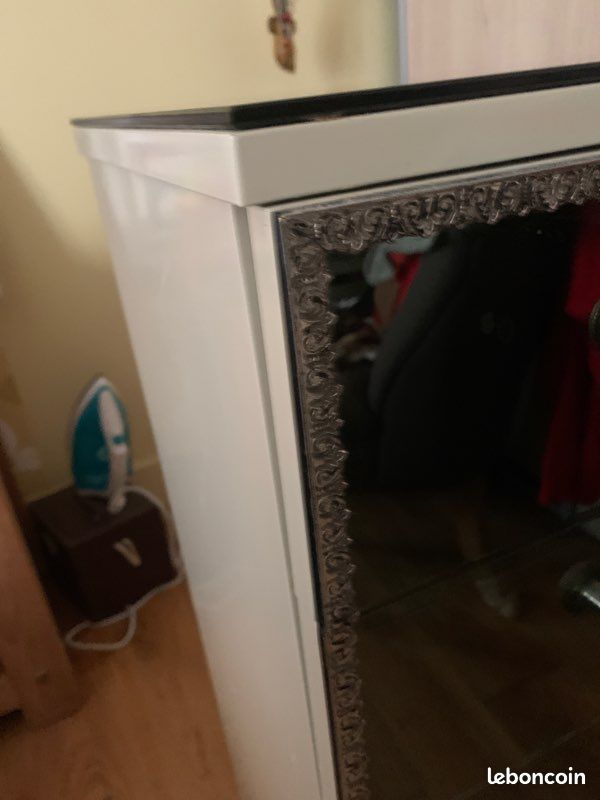 Belle commode vintage année60/ 70en miroir fumé de la marque MONTOUT (image 6)