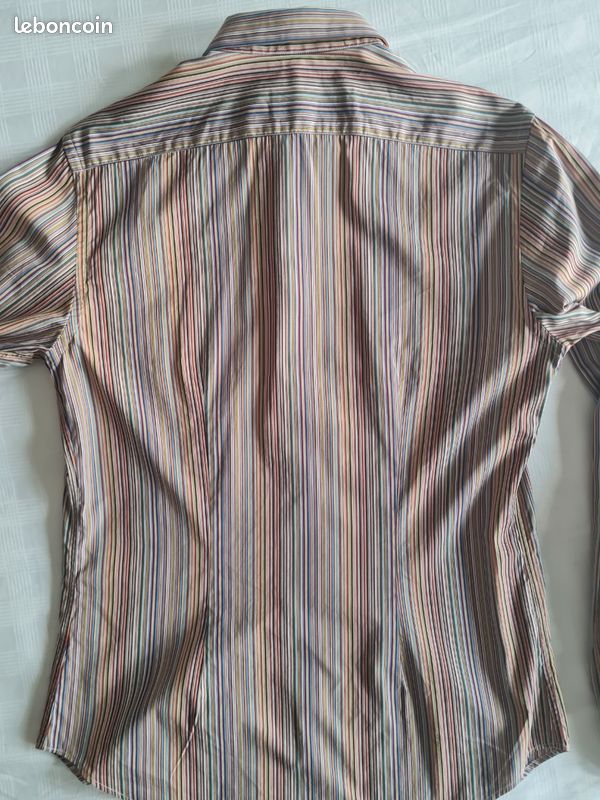 Chemise Paul Smith Homme Multicolore - Taille M, Coton, Manches Courtes, Occasion Très Bon état