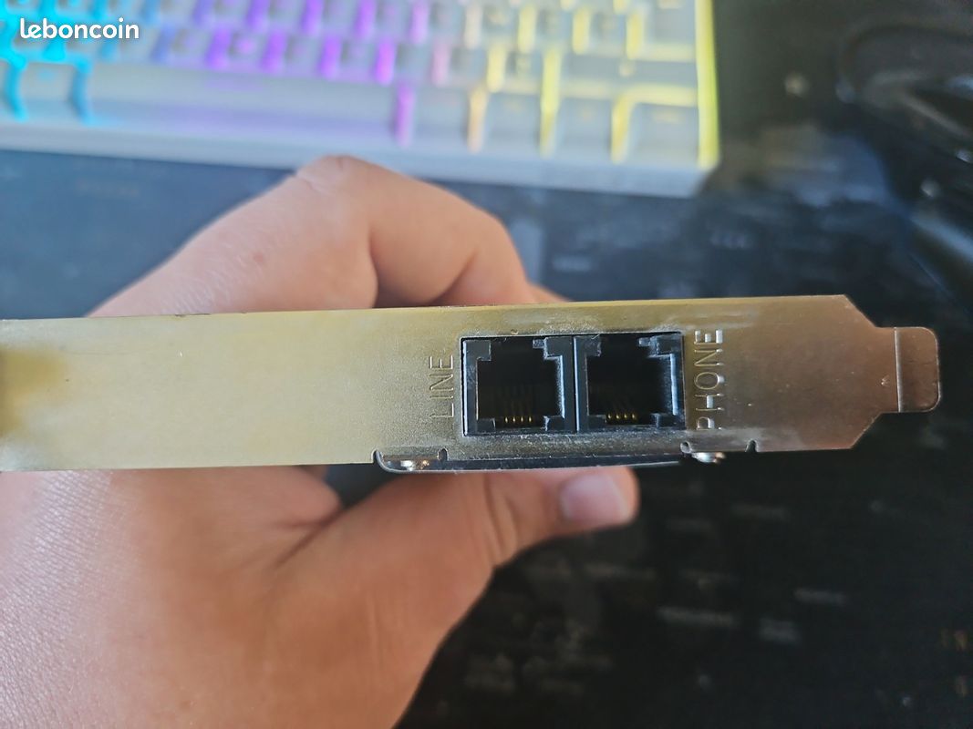 Carte modem PCI 56K IBM – RJ11 (LINE/PHONE) (image 3)