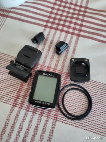Compteur Vélo Sigma Sport BC 9.16 – Noir – Occasion Bon état (sans Pile)