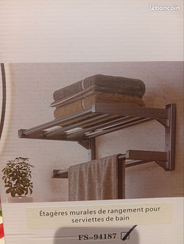 Étagère, Porte serviettes neuf (image 2)