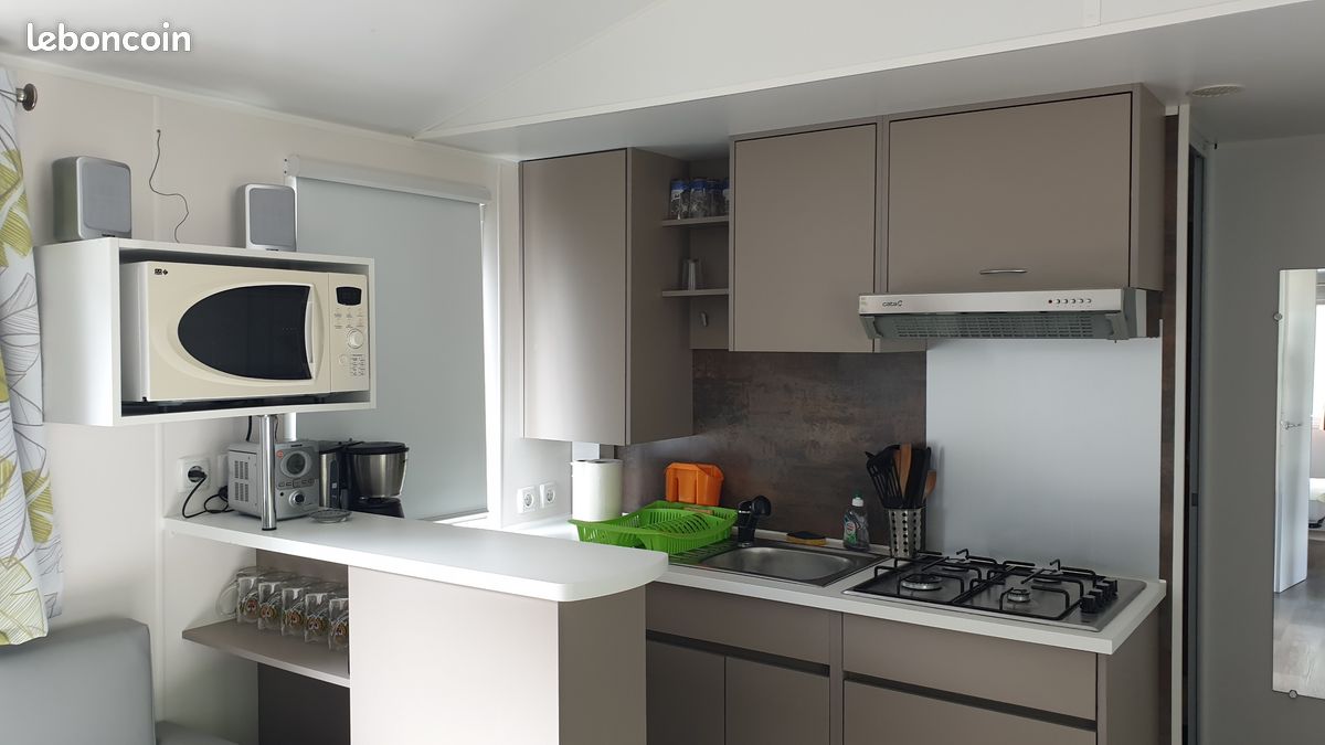 Location mobil home 6 personne mimizan 40 piscine clim libre juillet aout (image 2)