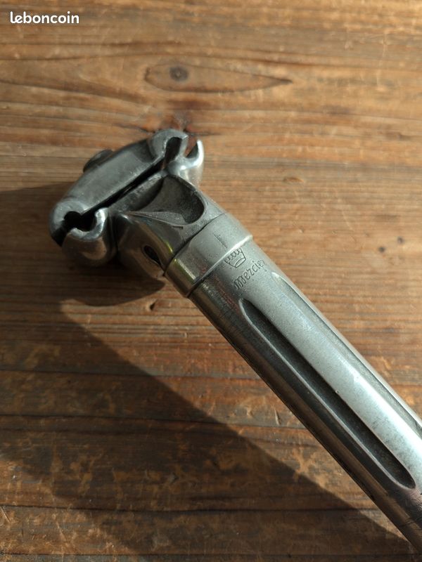 Tige de selle 26.6 mm aluminium vélo vintage bicycle saddle stem
