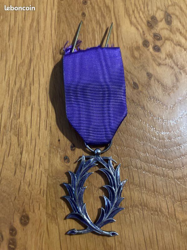 Médaille Française Chevalier De L'Ordre Des Palmes Académiques - Décoration Officielle