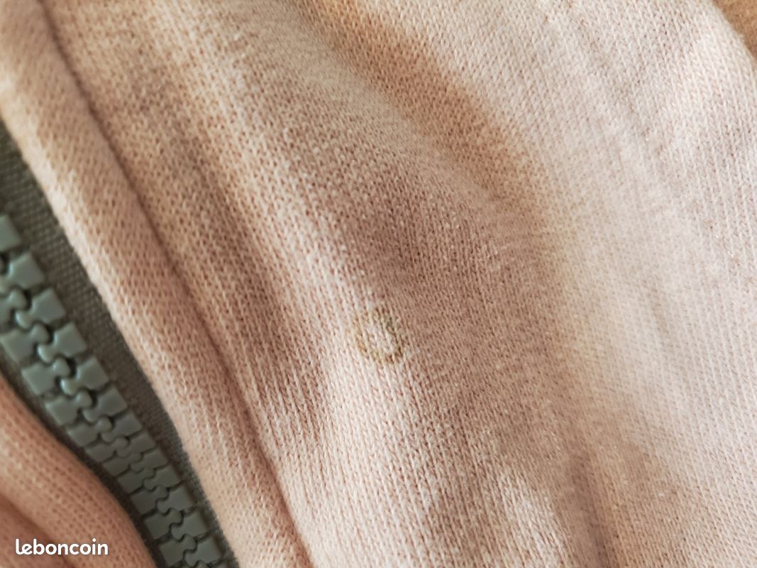 Gilet zip rose 6ans Vertbaudet (image 9)