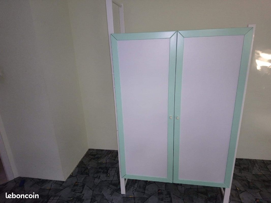 Une armoire blanche & verte VIBEL (image 2)