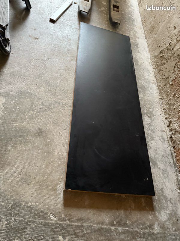 Plan de travail IKEA noir mat 180cm x 60cm (image 1)