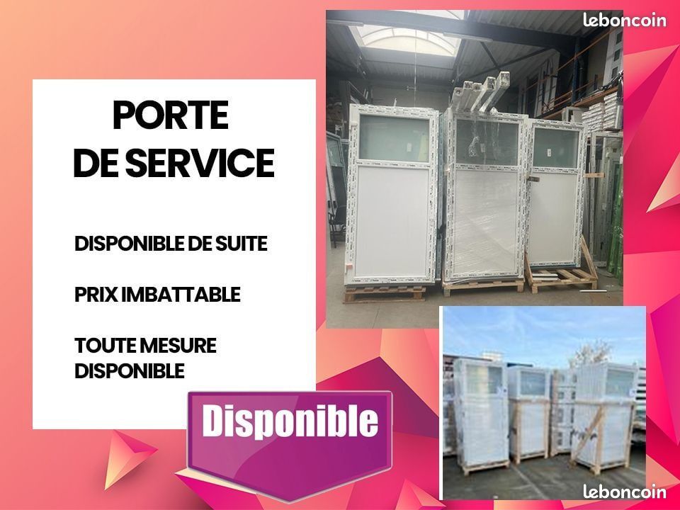 Porte de service PVC ‌⁪‌⁬‌⁬⁭⁫⁢‍‌⁮‍⁠‍ (image 3)