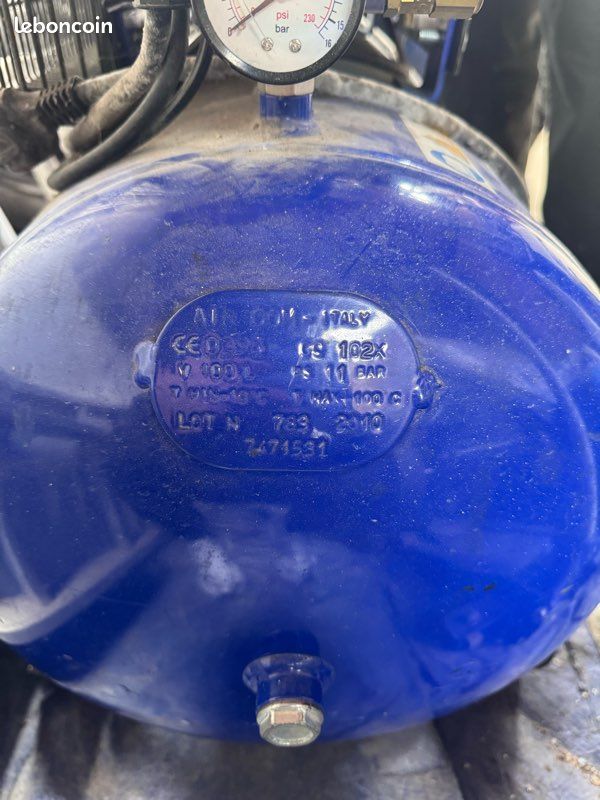 Compresseur d’air Michelin 100L – 3CV / 230V – FIAC – Bon état (image 3)