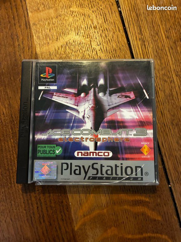 Ace Combat 3 Electrosphere - Platinum - PlayStation 1 / PS1 - PAL FR - Namco - Jeux vidéo