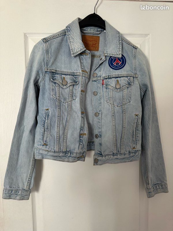 Veste en jean Levis édition limitée PSG (image 2)