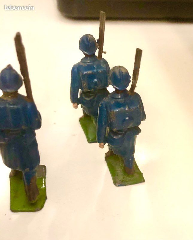 Soldats De Plomb CBG Mignot – Infanterie Anglaise 3ème République – 14 Pièces 60mm