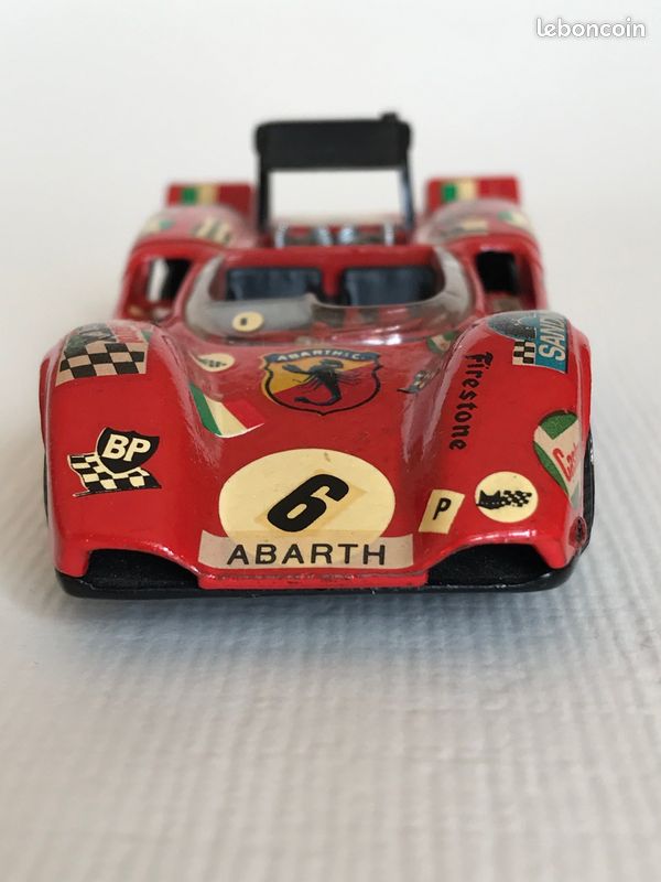 Miniature Abarth 3000 N°594 Politoys – 1/43 – Gris – État Excellent
