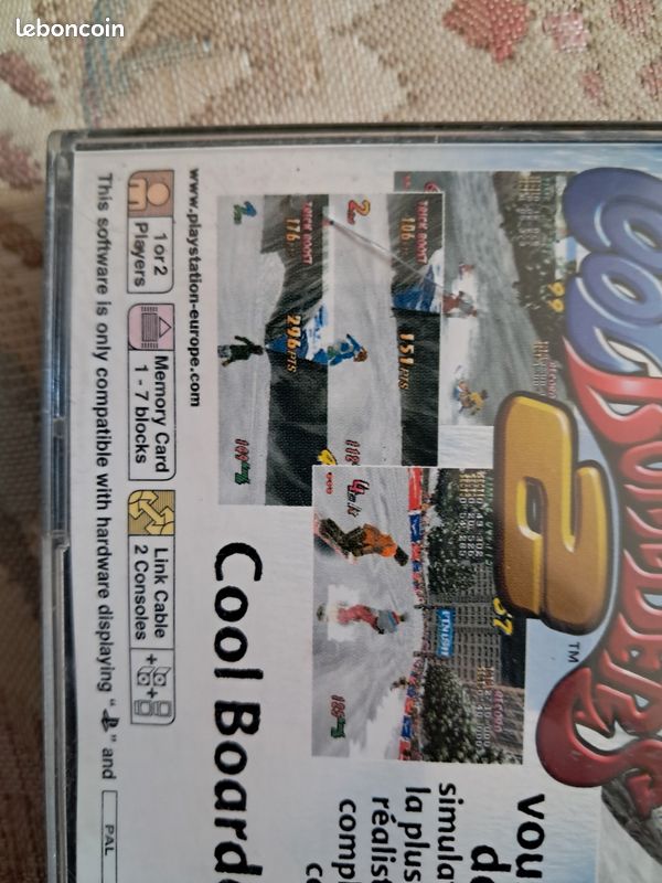 Cool Boarders 2 - Jeu PS1 (PlayStation 1) *Bon état* - Testé Et Fonctionnel