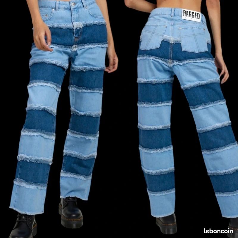 Jean patchwork Ragged 26 🏷 soit 36 FR Urban Outfitters
