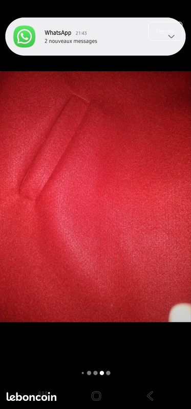 Manteau rouge neuf (image 6)