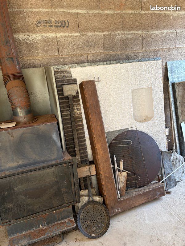 Cheminée / Poêle à bois en acier avec conduit – 200 (image 2)