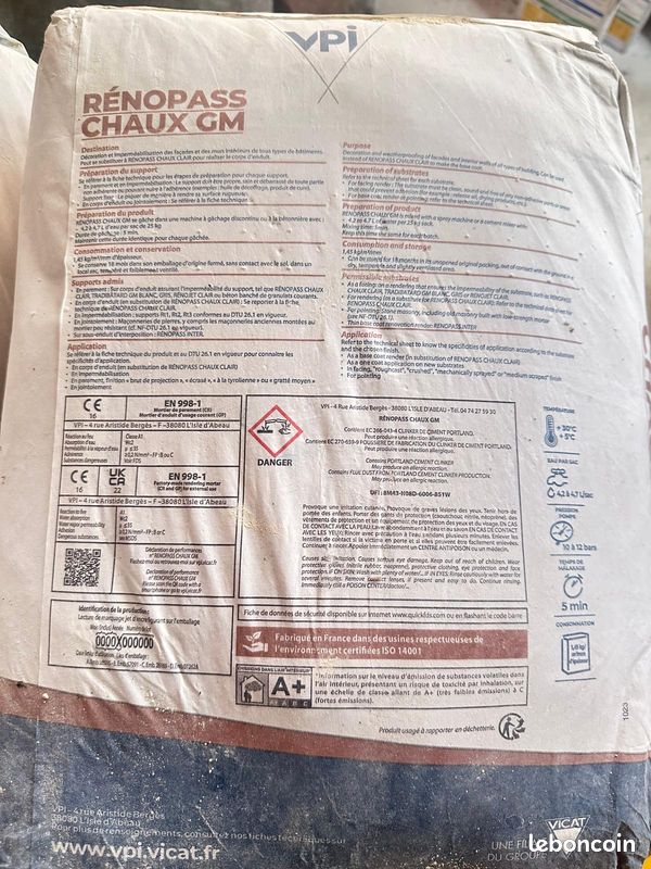 Vend lot de Chaux (image 1)