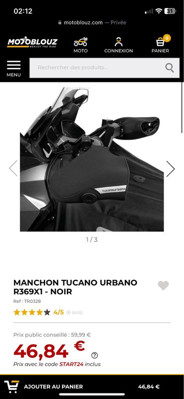 Manchon Scooter  Tucano Urbano R362X