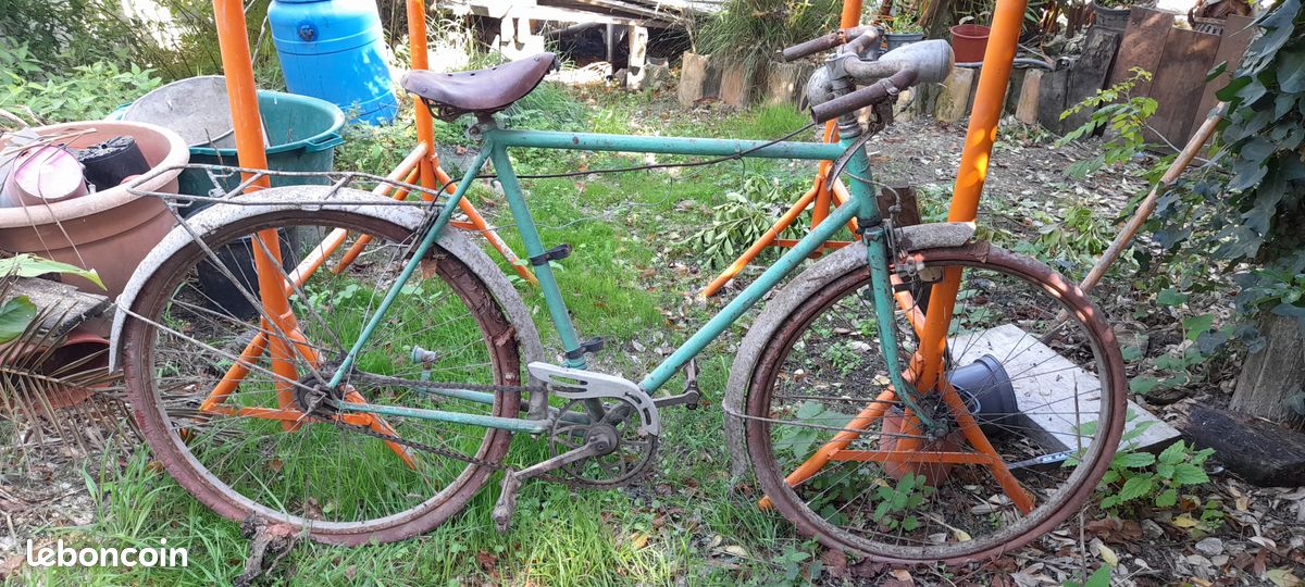 selle cuir vélo terrot alcyon monet goyon 4824