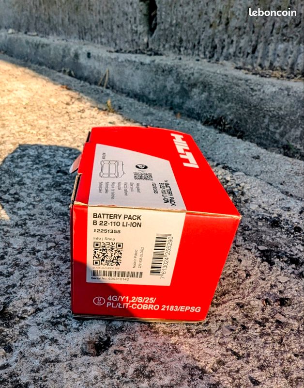 Hilti Batterie B 22-110 Li-ion #2251355 neuve (image 4)