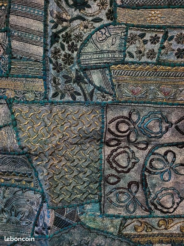 Art indien : tenture murale patchwork (image 5)