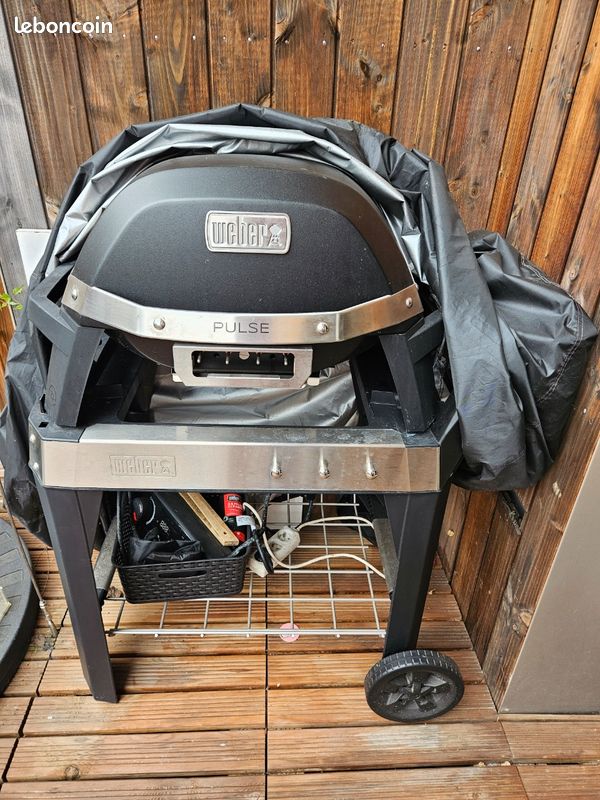 Denmay Plaque De Cuisson Fonte Pour Weber Pulse 2000 - Accessoire Barbecue Gaz, Idéale Petit Déjeuner