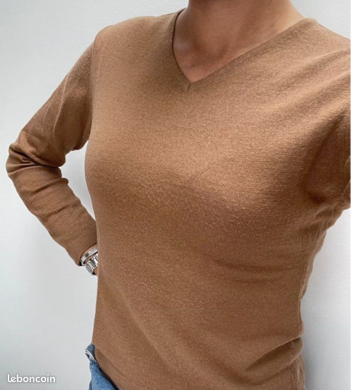 V Neck Pull Col V Promod Pull Marron Col V Promod Vêtements