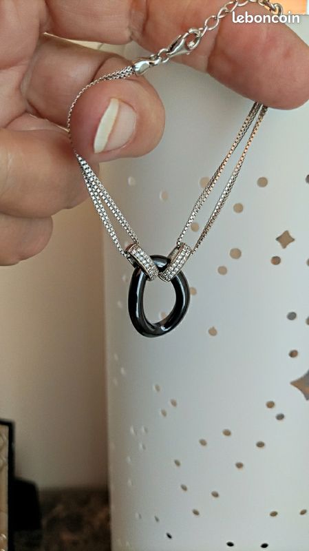 Ensemble bijoux collier bracelet argent 925 (image 9)