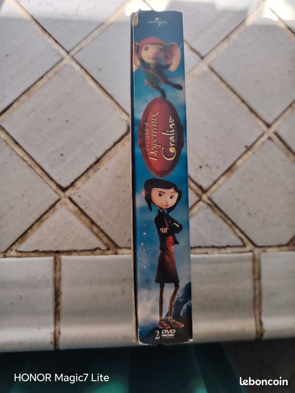 Coffret DVD Coraline et La legende de Despereaux (image 2)